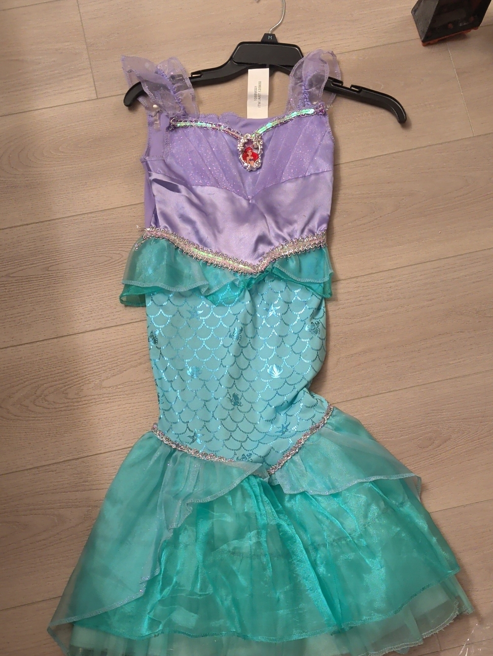 Girls Purple and Teal Mermaid Costume Dress